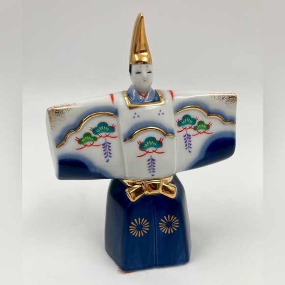 Japanese Porcelain Hina Doll Prince & Princess / Emperor & Empress Girl's Day - Picture 4 of 7